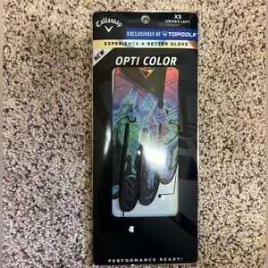 NEE CALLAWAY UNISEX GOLF GLOVES LEFT HAND SIZE: XS